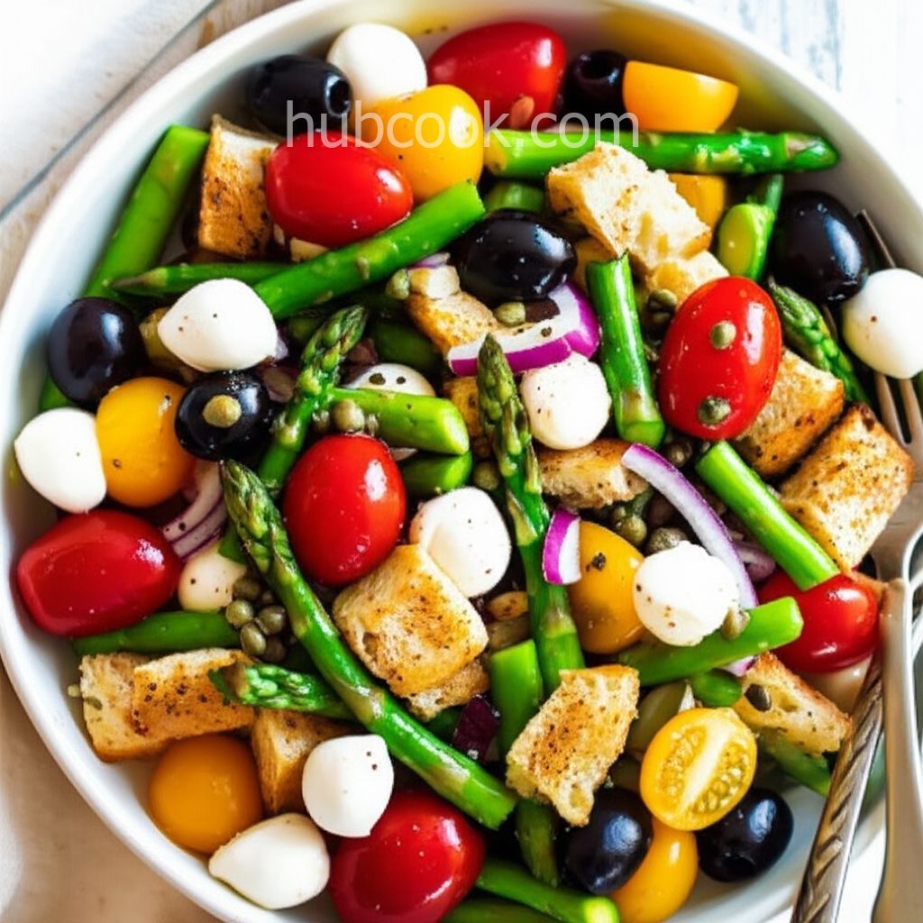 Asparagus and Tomato Panzanella