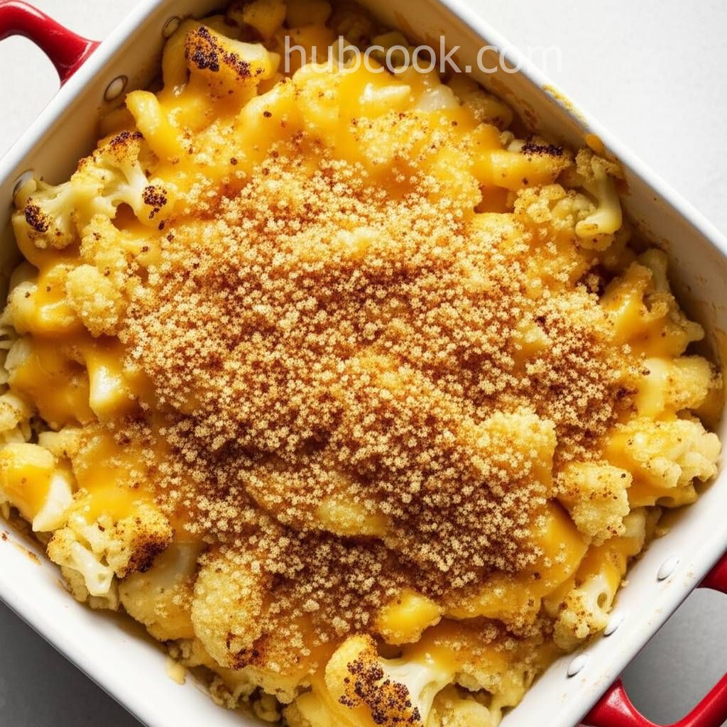 Baked Cauliflower Macaroni & Cheese