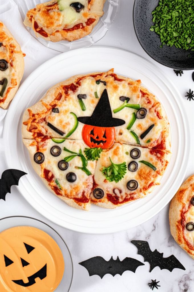 Creepy Mini Pizzas