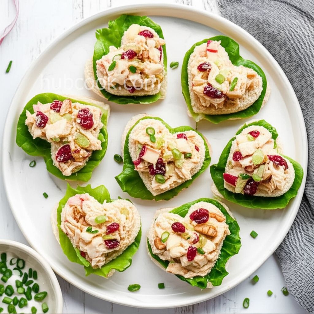 Curried Chicken Tea Sandwiches