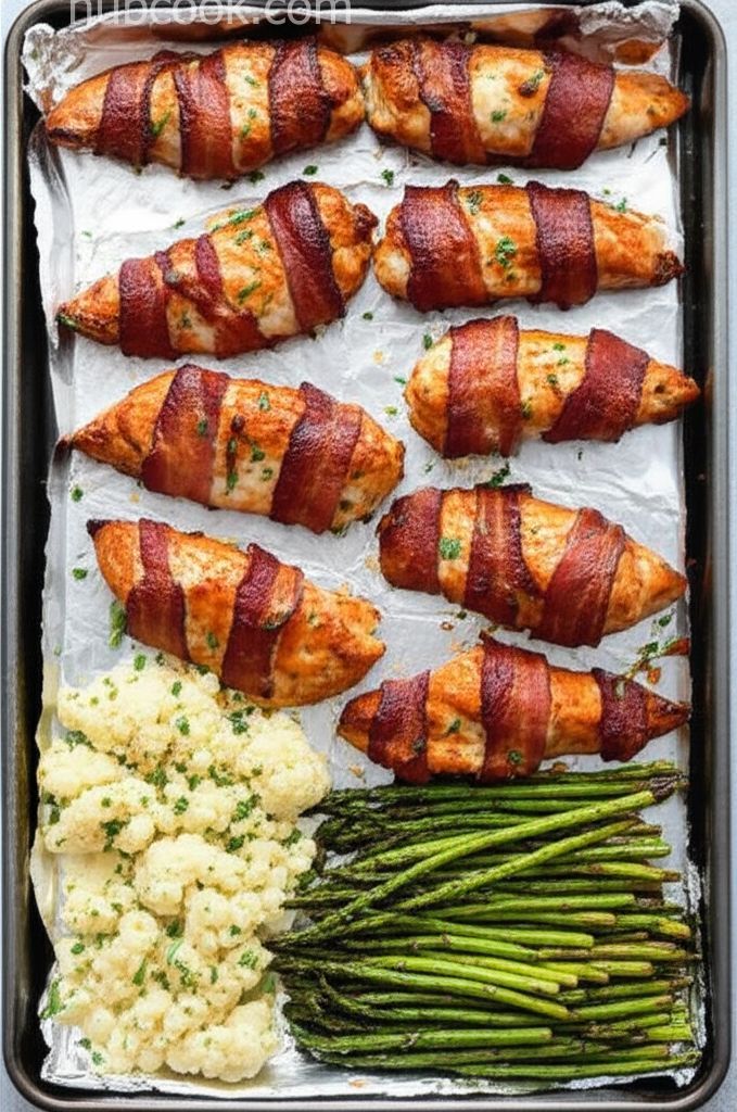 Keto Sheet Pan Chicken Dinner