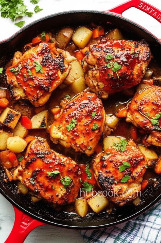 One-Pan Sriracha Chicken and Veggies