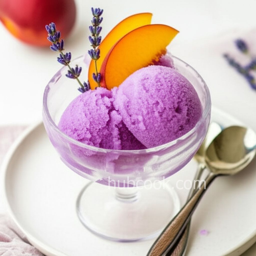 Peach and Lavender Ice