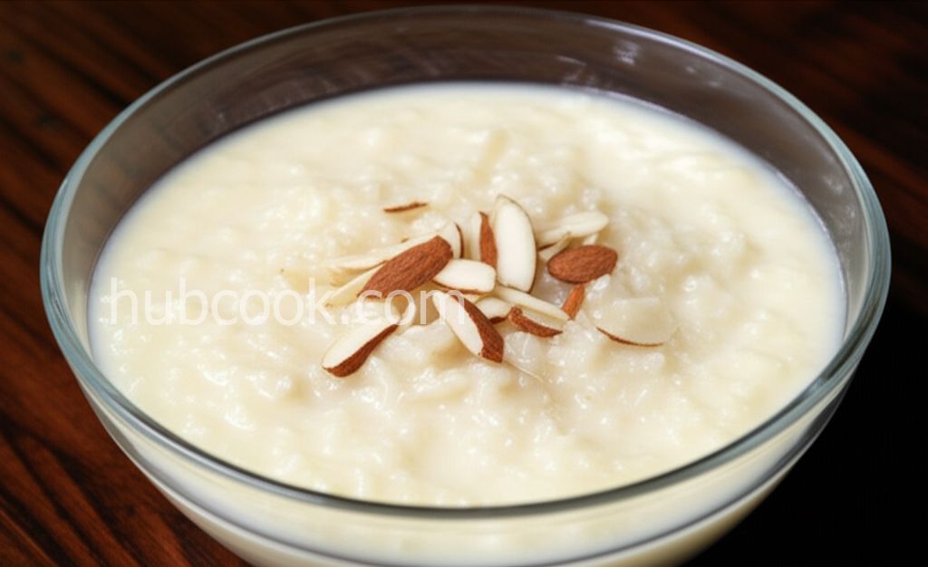Rice Pudding with Rose Water