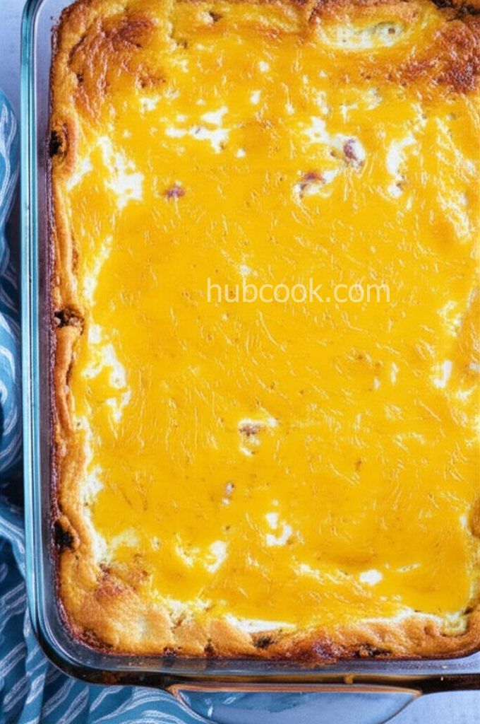 Sausage and Crescent Roll Breakfast Casserole