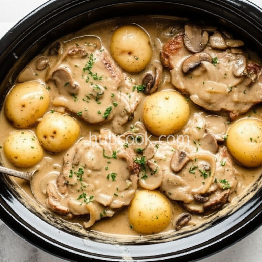 Simple Slow Cooker Pork Chops