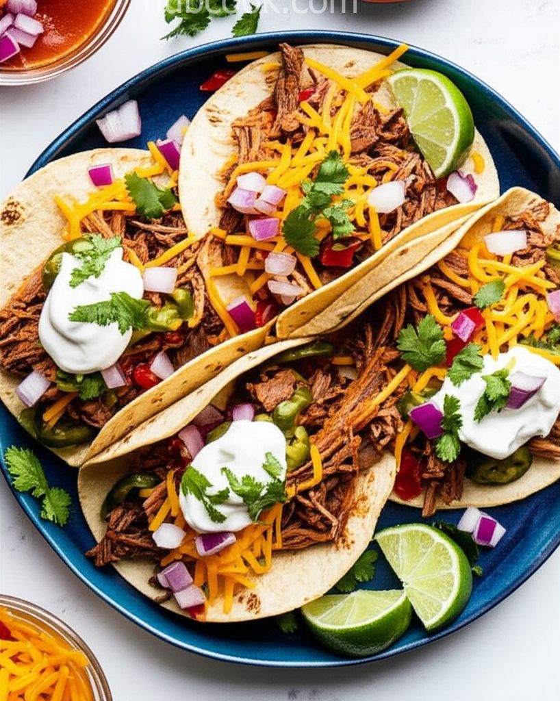 Slow Cooker Brisket Tacos