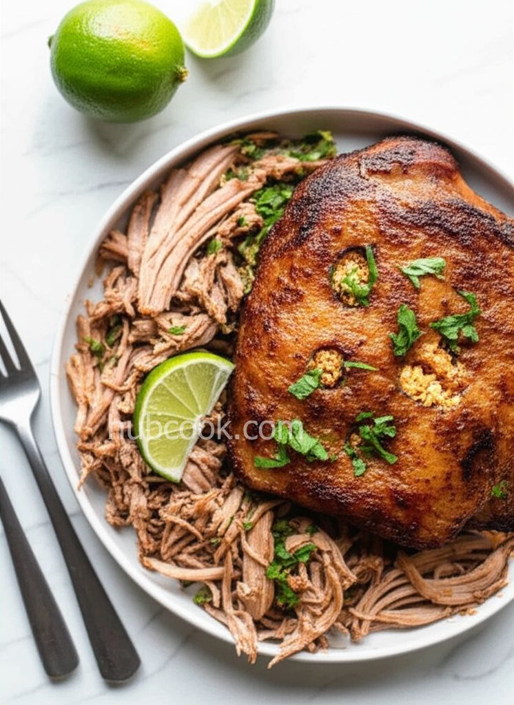Slow Cooker Puerto Rican Shredded Pork