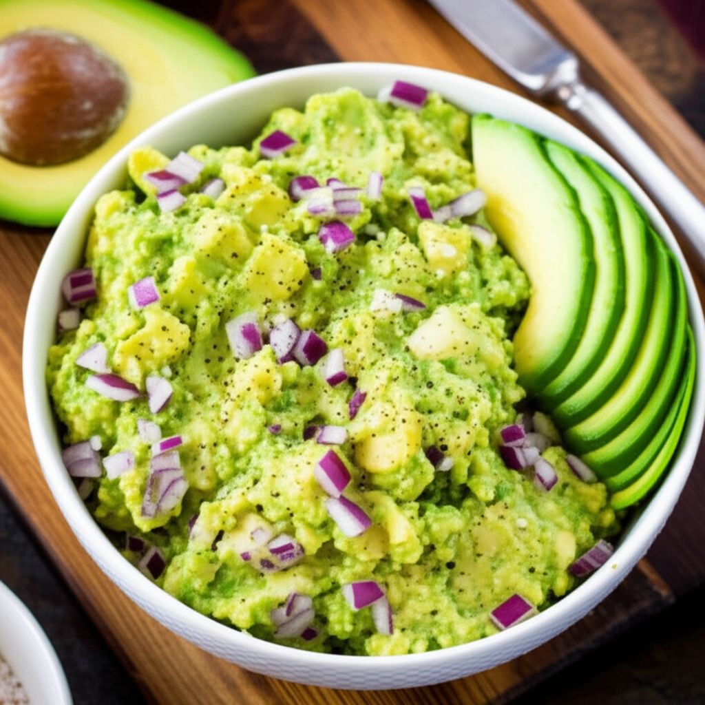 Stella's Avocado, Egg, and Onion