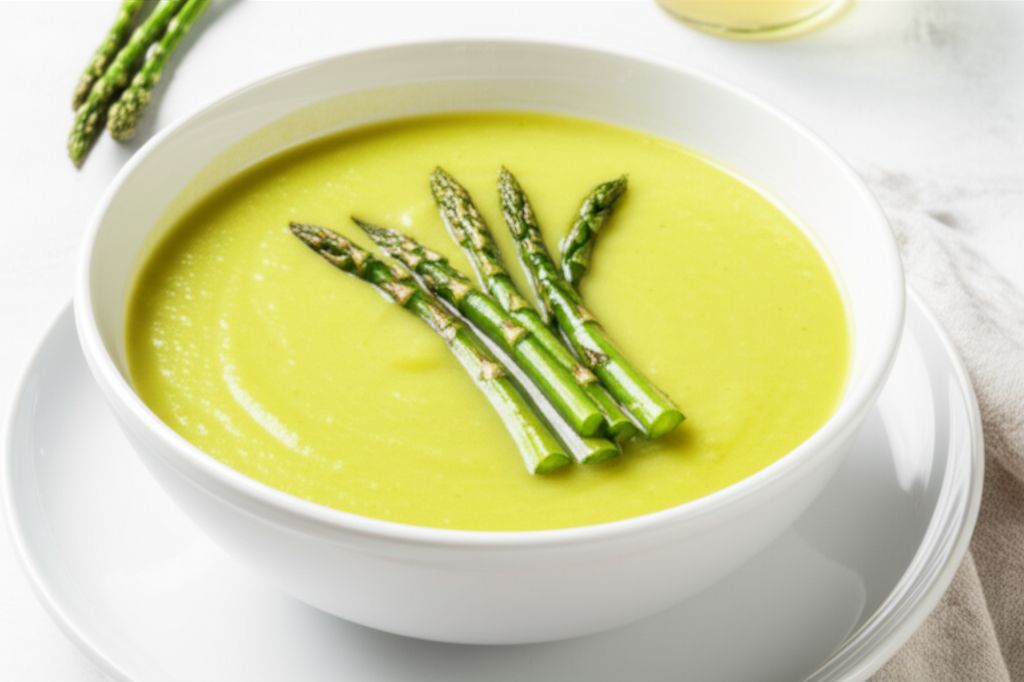 Asparagus Rice Soup