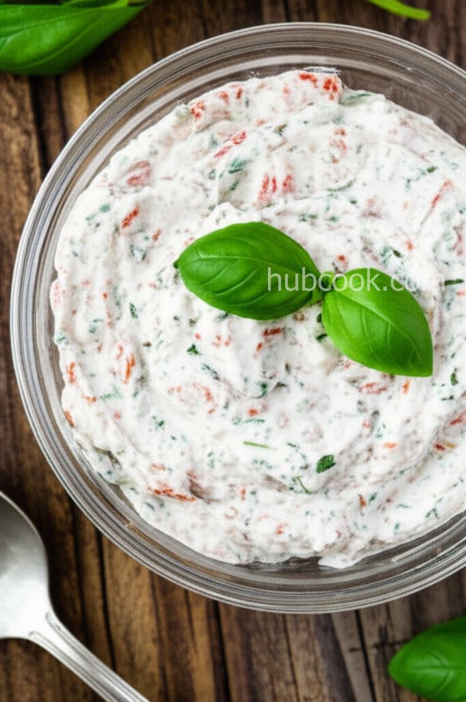 Basil and Sun-Dried Tomato Dip