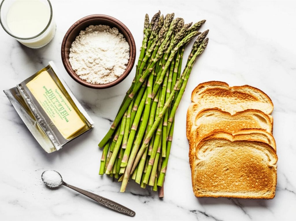 Creamed Asparagus on Toast