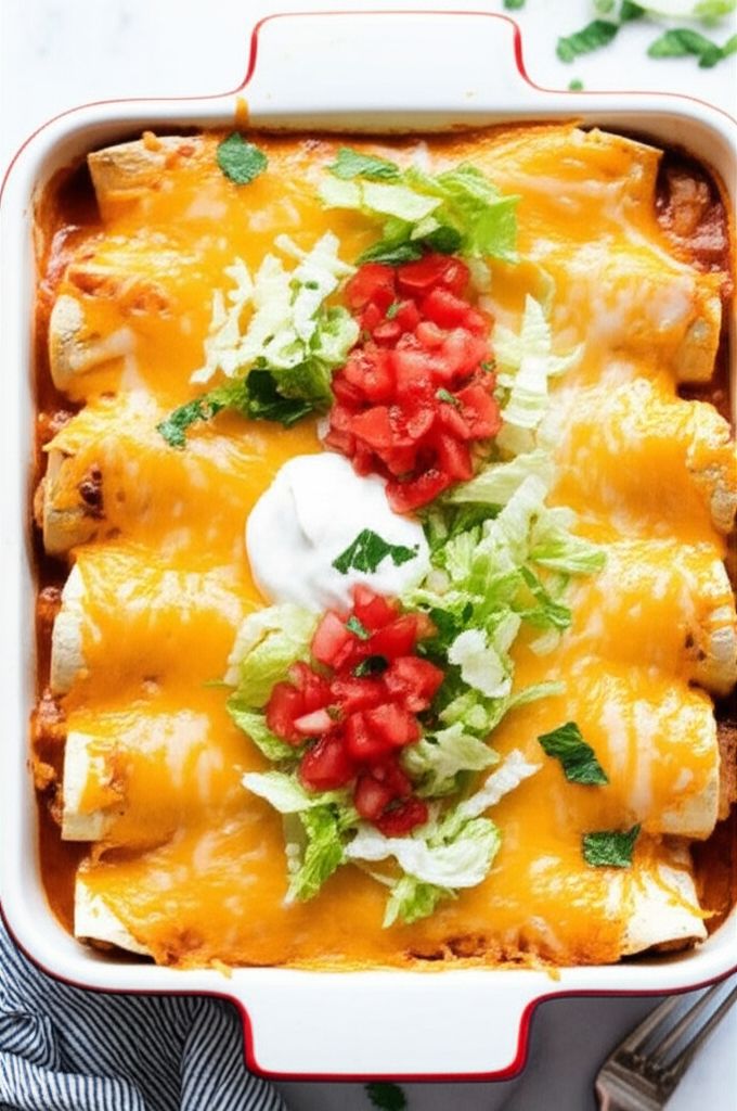 Easy Chicken Enchiladas