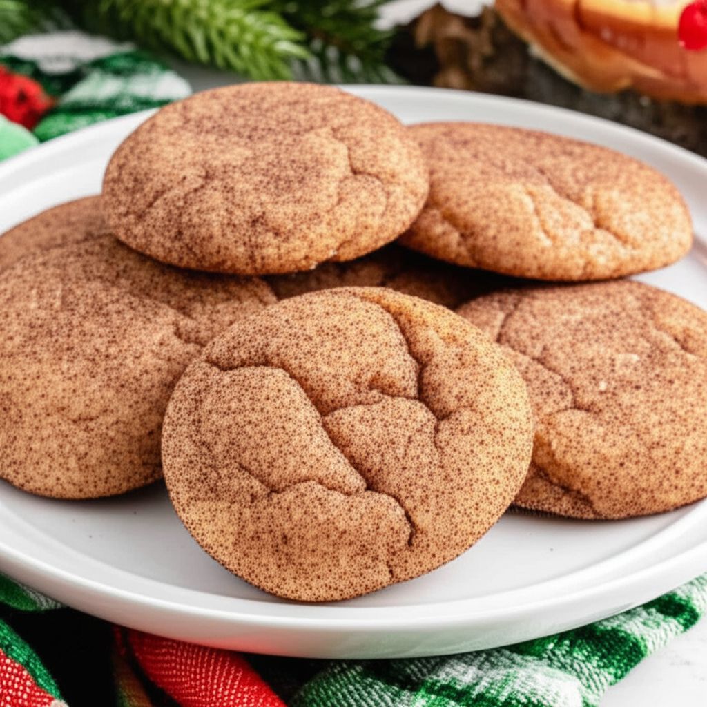 Eggnog Snickerdoodles
