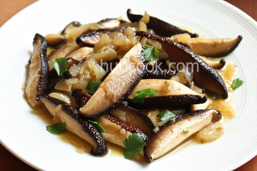 Grilled Portobellos Sauteed in Wine