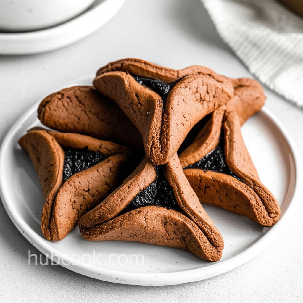 Hamentashen with Brownie Filling