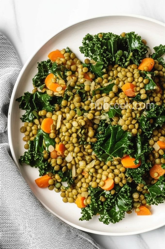 Lemony Lentils with Kale