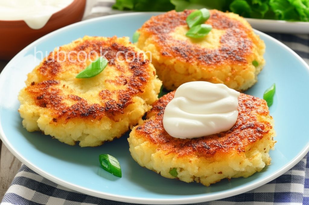 Loaded Mashed Potato Cakes
