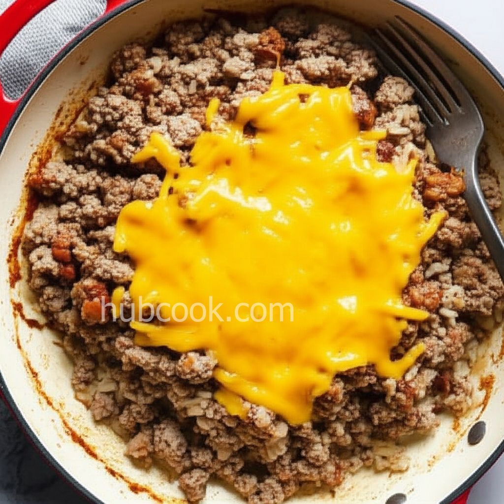 One-Pan Cheeseburger Rice