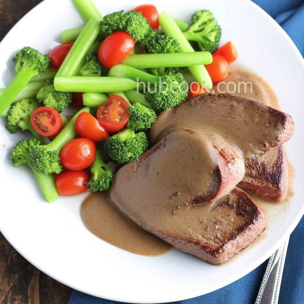 Pan Fried Filets with Mushroom Sauce