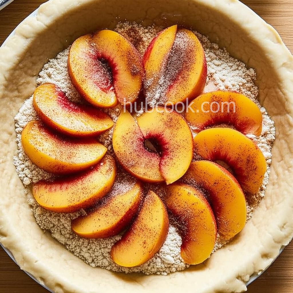 Peach Custard Pie