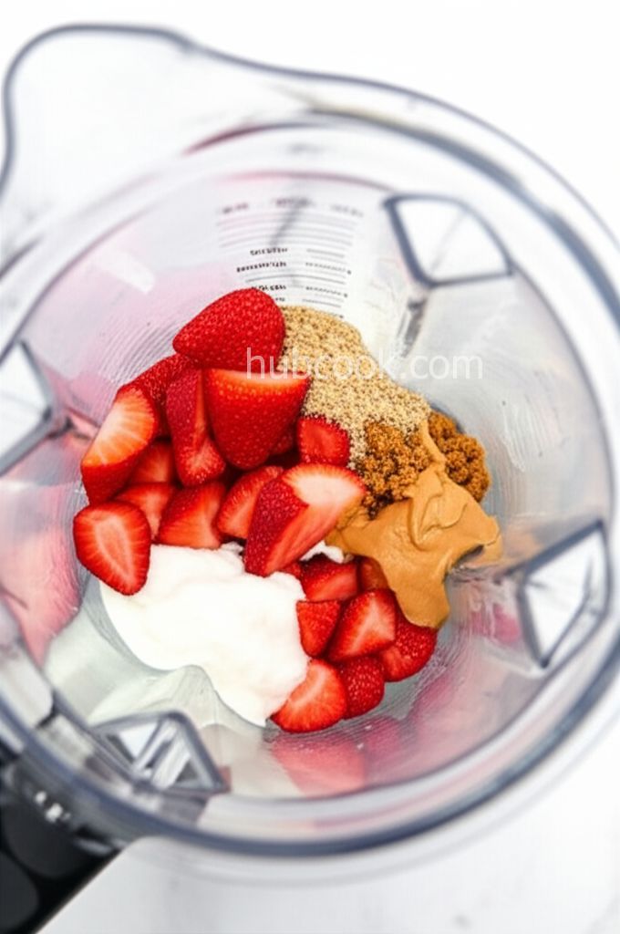 Peanut Butter Strawberry Smoothie