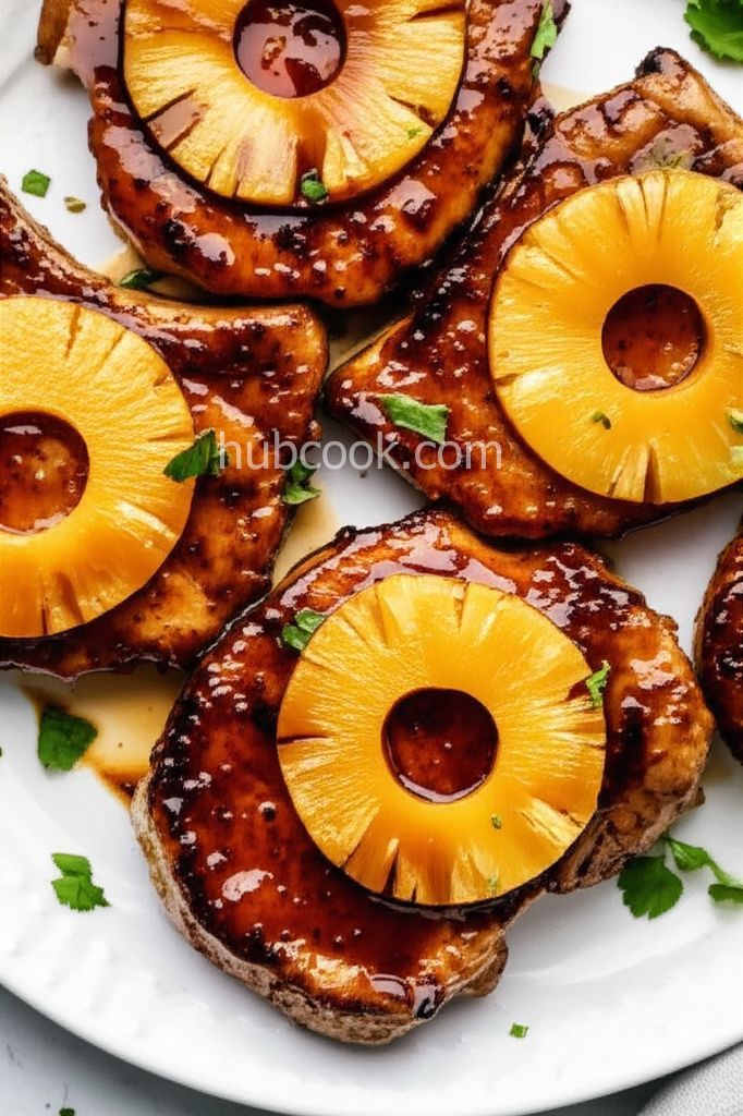 Pineapple-Teriyaki Pork Chops