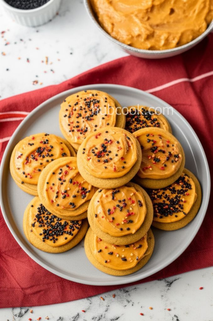 Pumpkin Cookies with Maple Icing