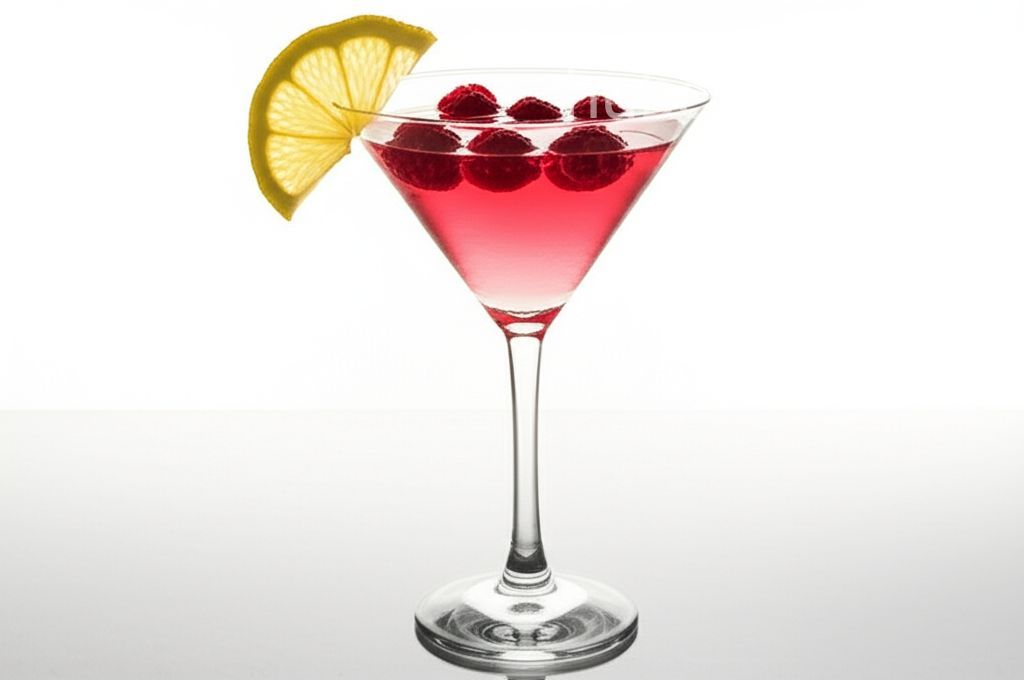 Raspberry Lemon Drop Martini