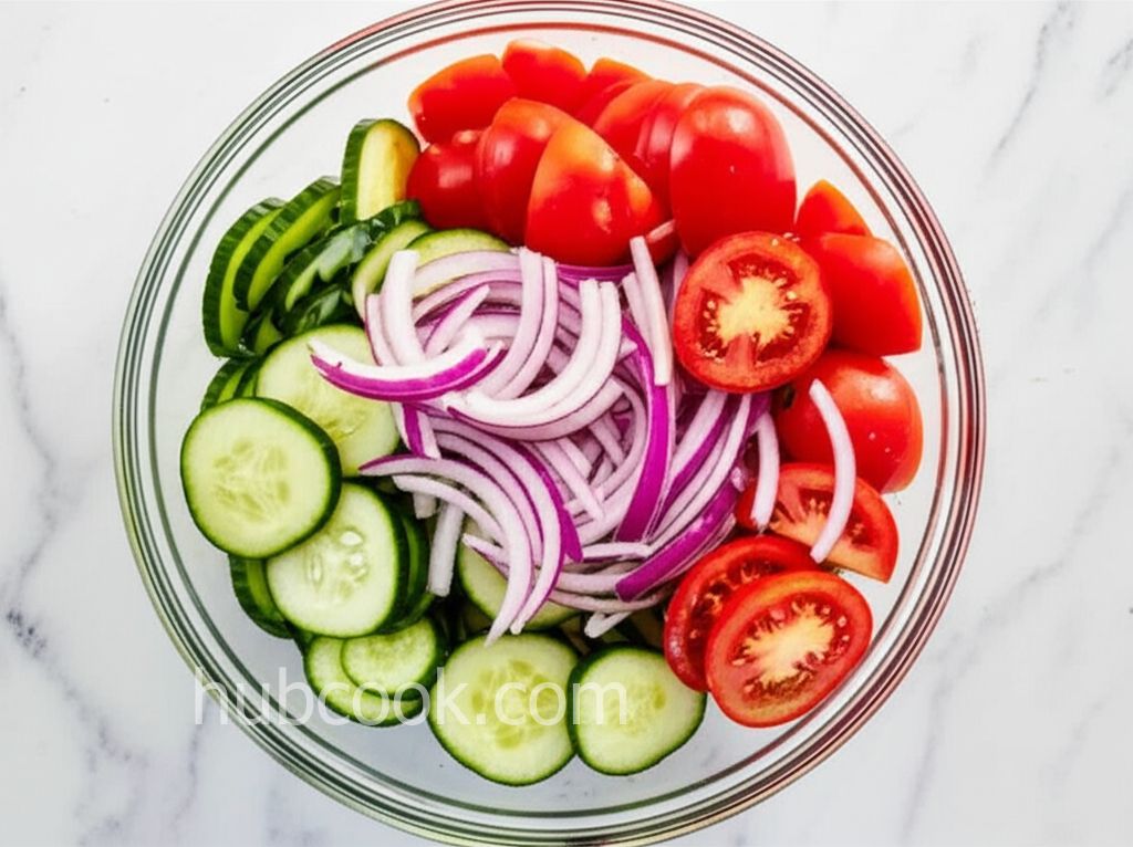 Refreshing Tomato Cucumber Salad