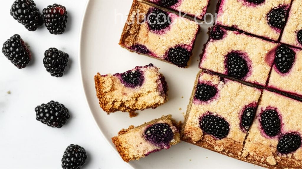 Rosemary and Lemon Blackberry Bars