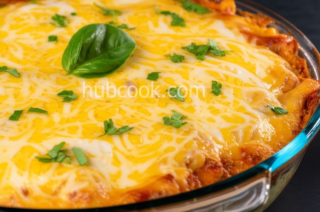 Sausage Spinach Alfredo Lasagna