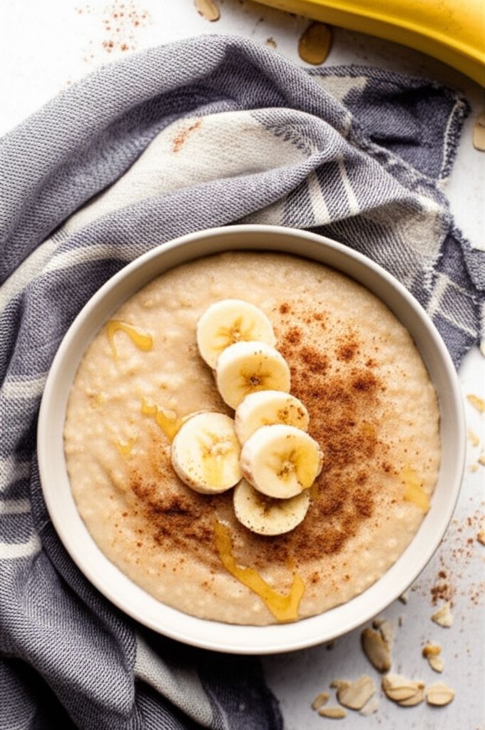 Sweet Banana Almond Oatmeal