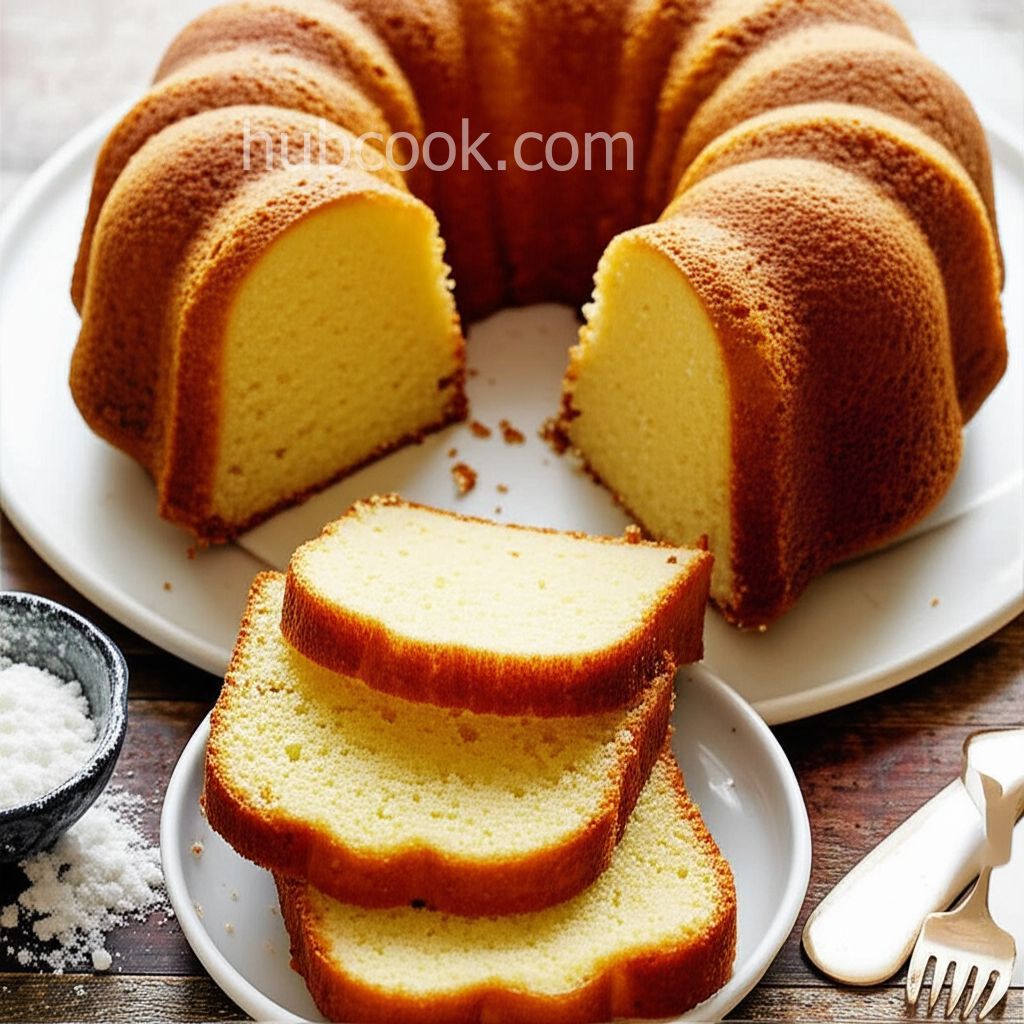 Triple Lemon Pound Cake
