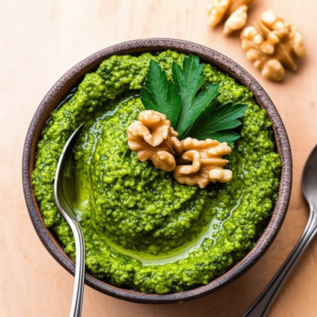 Walnut and Parsley Pesto