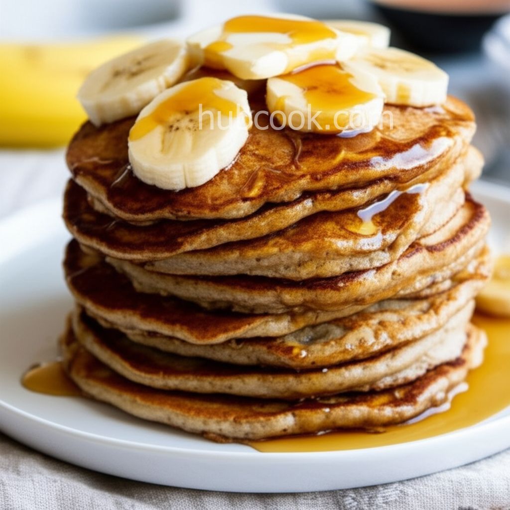 Whole Grain Banana Pancakes