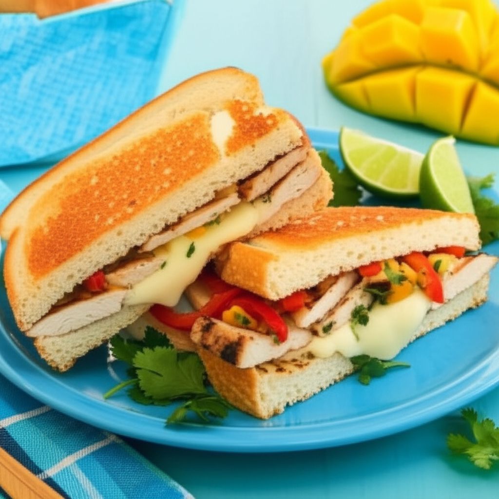 Amazing Southwest Cilantro Lime Mango Grilled Chicken Sandwiches
