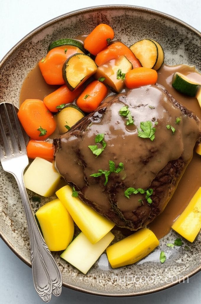 Awesome Slow Cooker Pot Roast Plus Extras Recipe