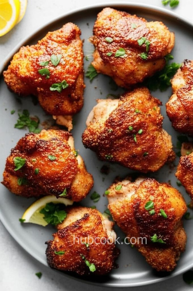 Baked Panko Chicken Thighs