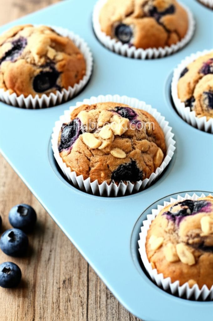 Banana Blueberry Almond Flour Muffins (Gluten-Free)