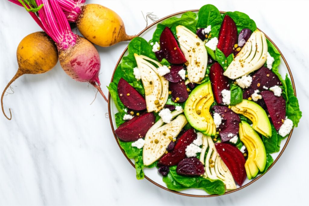 Beet and Fennel Salad with Goat Cheese