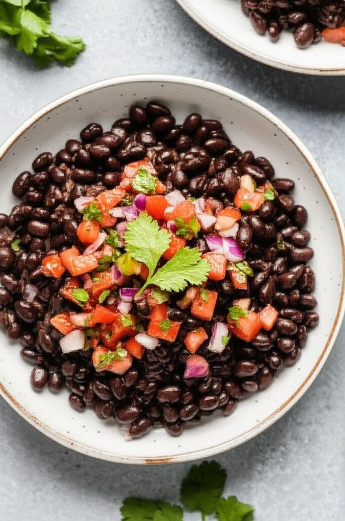 Black Beans with Pico de Gallo