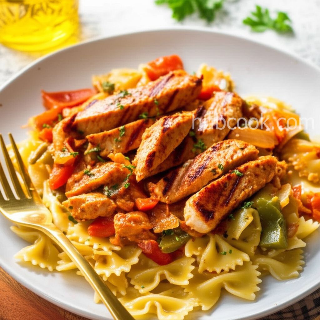 Cajun Chicken and Sausage Pasta Recipe