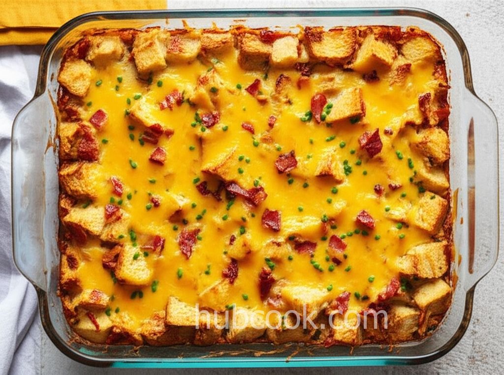 Cheesy Bacon Breakfast Casserole