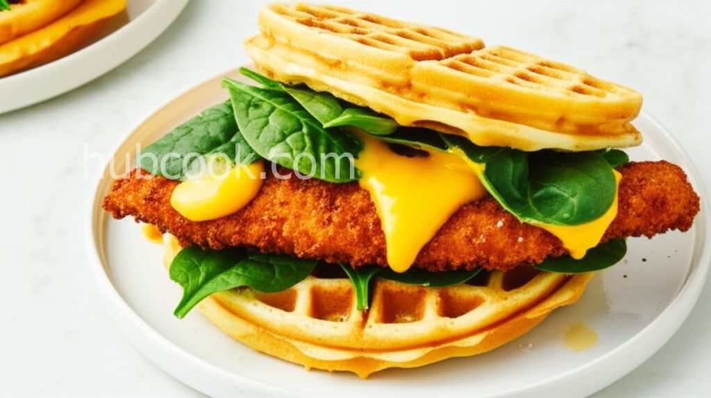 Chicken and Waffle Sandwich