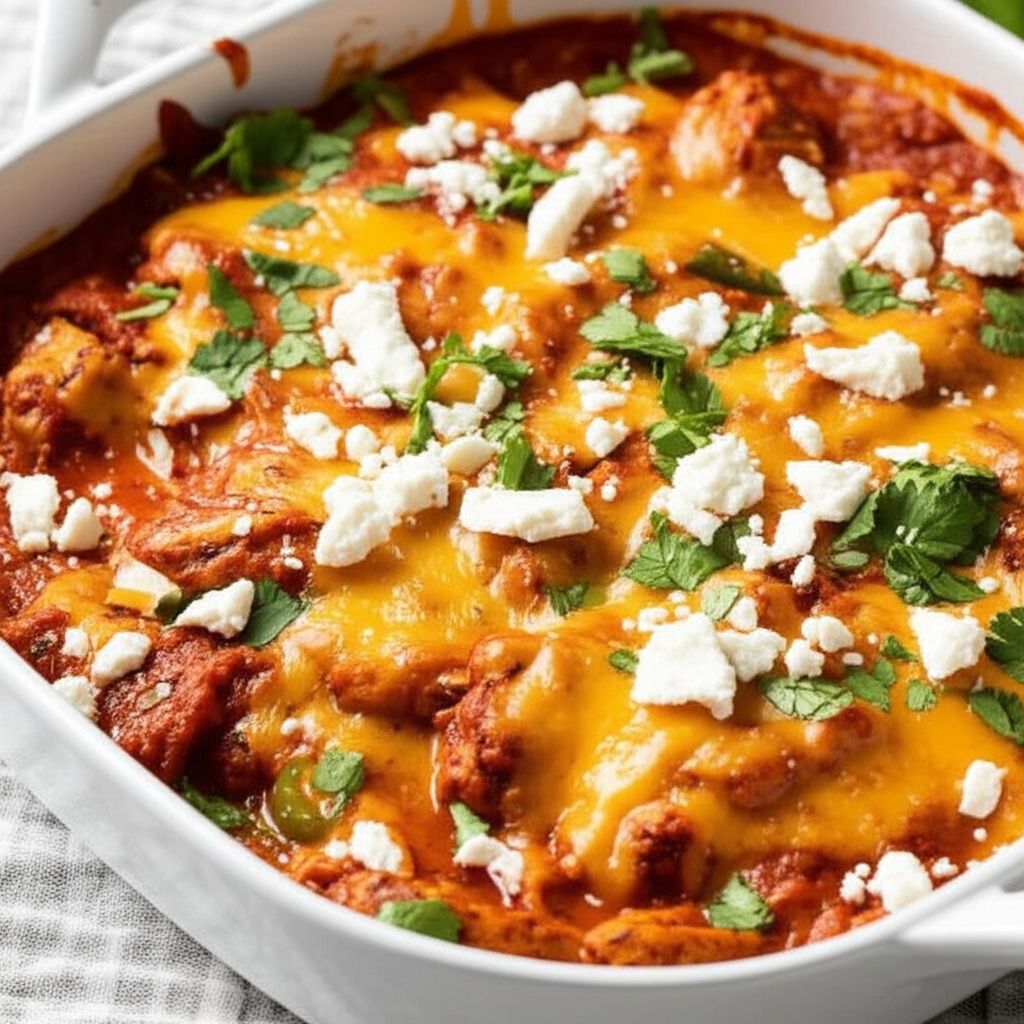Chicken Chilaquiles Casserole