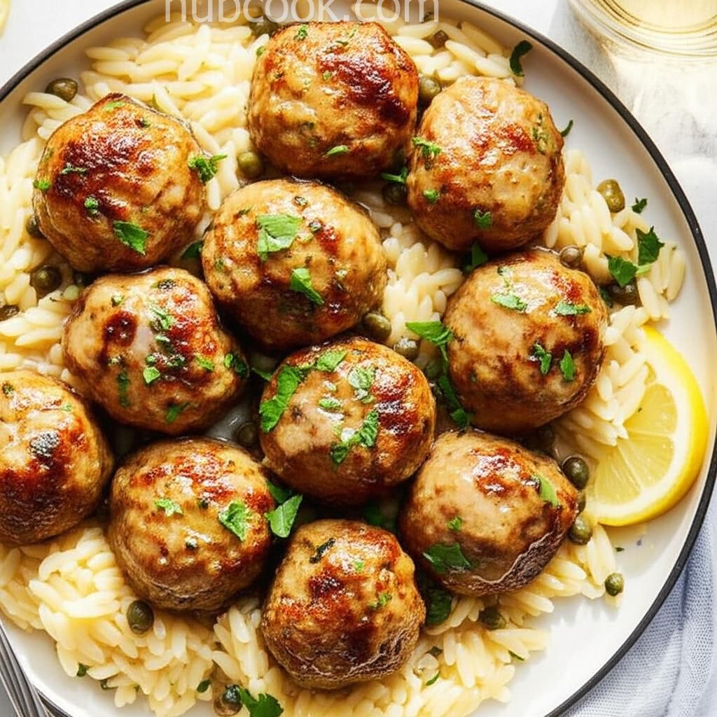 Chicken Piccata Meatballs
