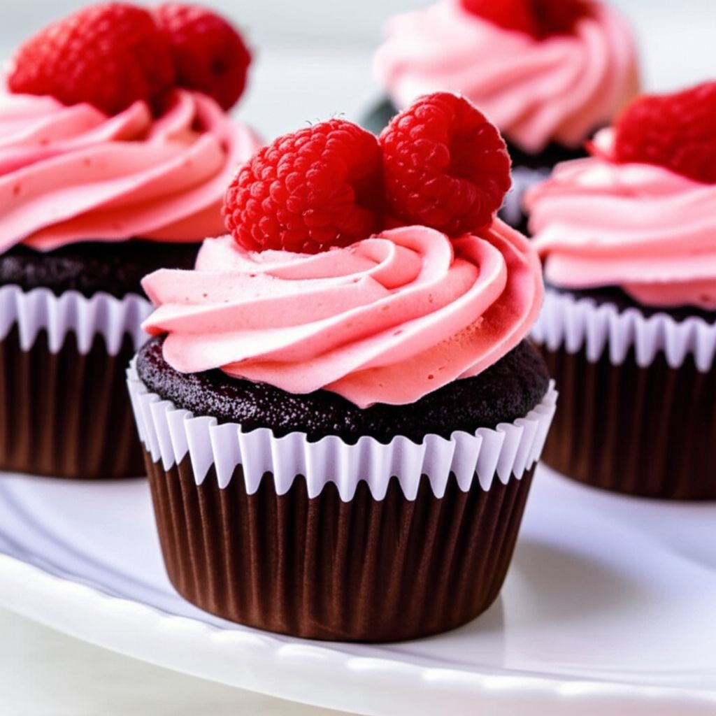 Chocolate Raspberry Cupcakes