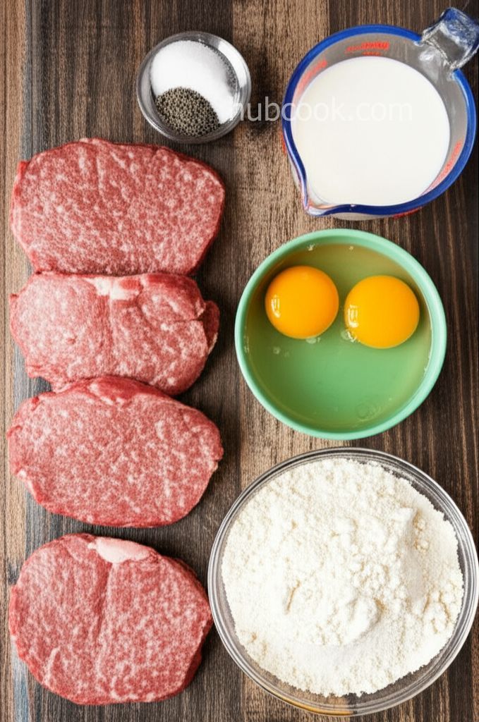 Country Fried Steak and Milk Gravy