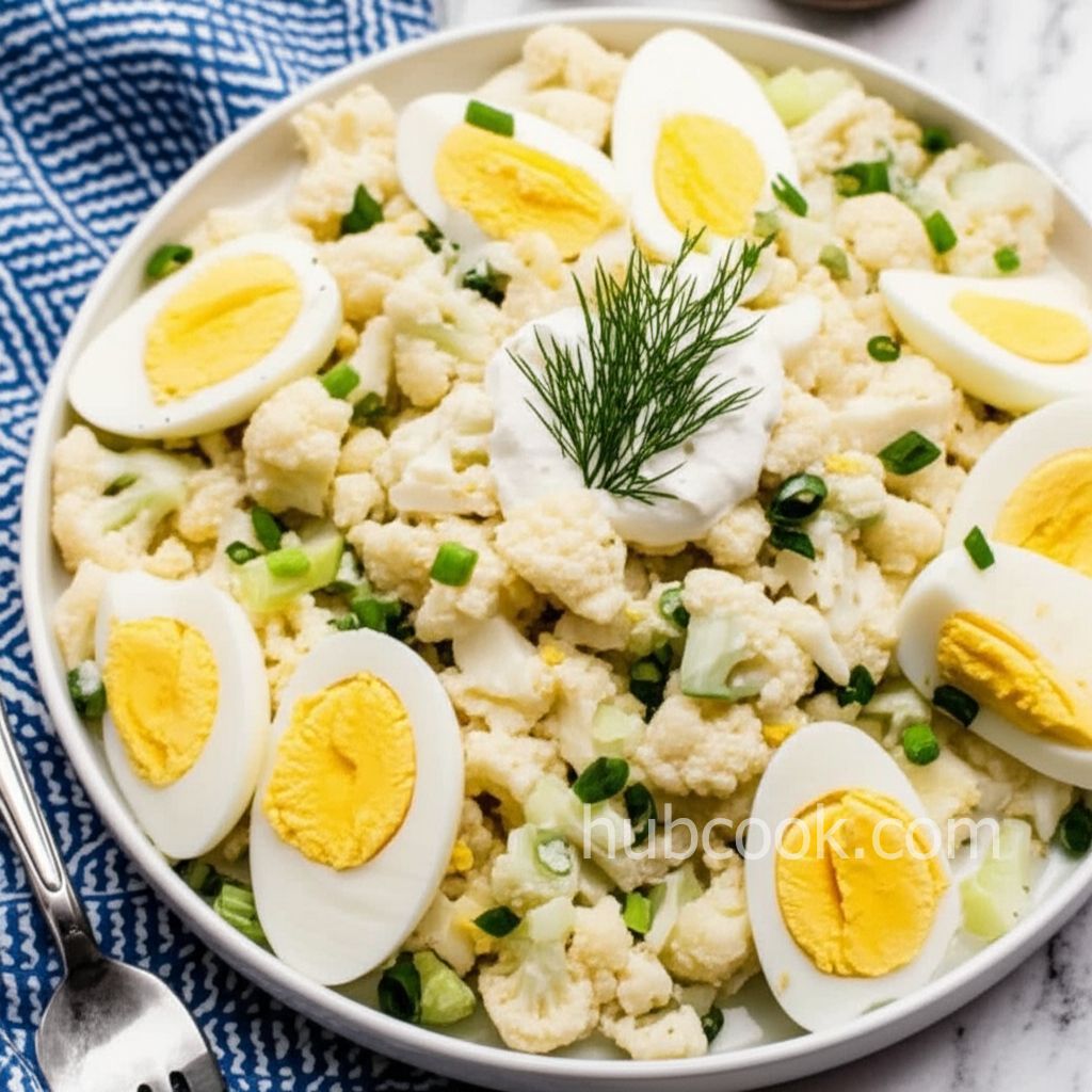 Creamy Cauliflower Egg Salad